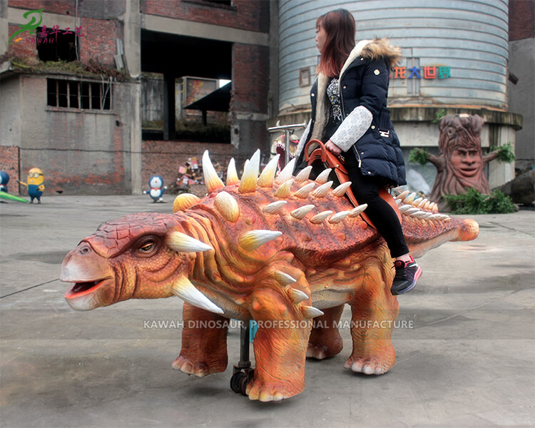 超时间续航电动发声甲龙恐龙走龙玩具大人小孩互动游乐场引流